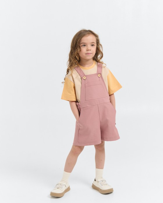 полукомбинезон из джинскота "пепельная роза" от бренда bungly вид слева