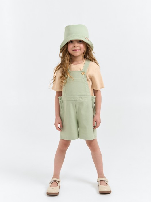 полукомбинезон из джинскота "шалфей" фотография