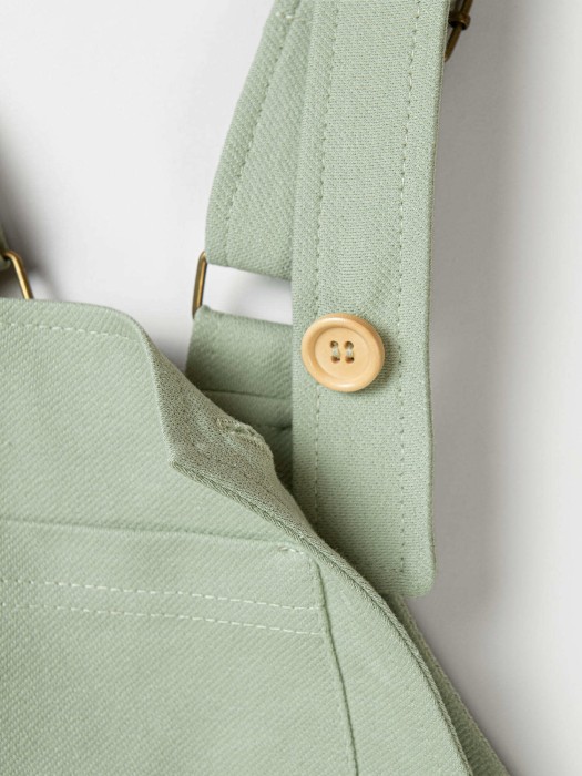 полукомбинезон из джинскота "шалфей" по цене 1439 руб вид справа