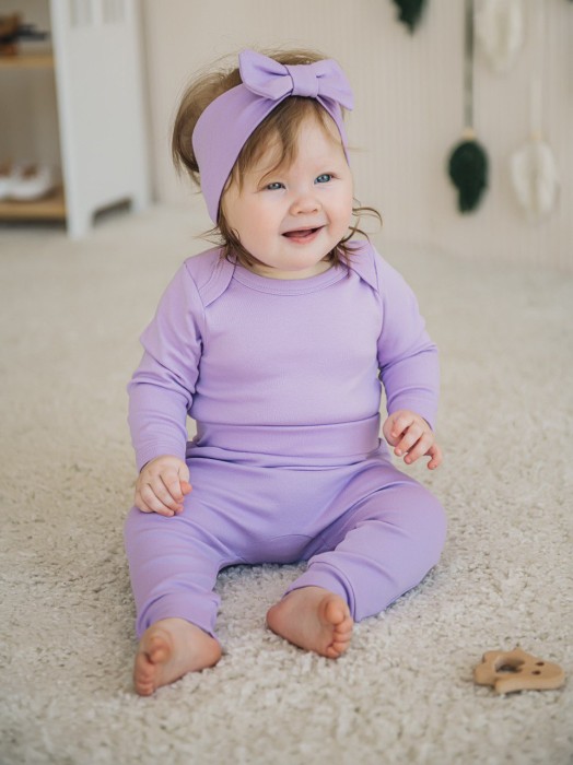 ползунки "лаванда" 0+ от бренда bungly вид слева