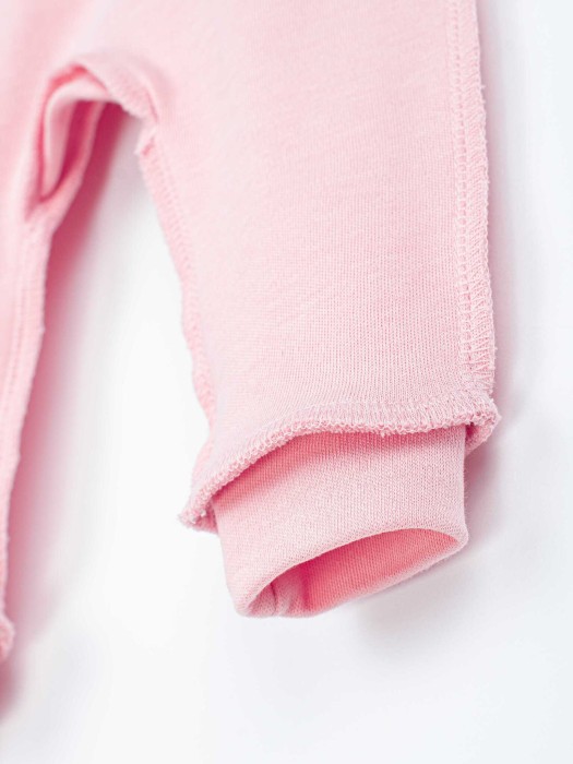 ползунки с наружными швами "чайная роза" 0+ по цене 679 руб вид справа