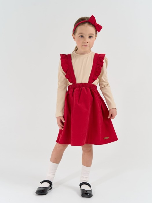 повязка бант "бордо" от бренда bungly вид слева