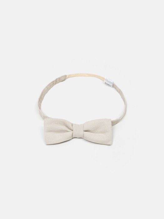 повязка бант "экрю" от бренда bungly вид слева