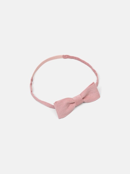 повязка-бант "клубничный крем" от бренда bungly вид слева