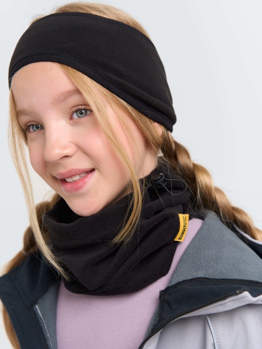 повязка флисовая "уголь" из россии вид сбоку