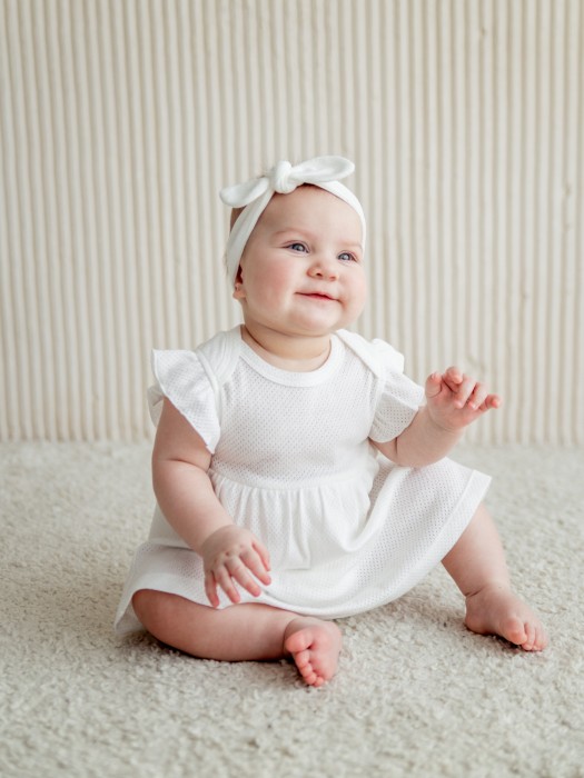 повязка-солоха "молоко" из ажурного хлопка 0+ по цене 324 руб вид справа