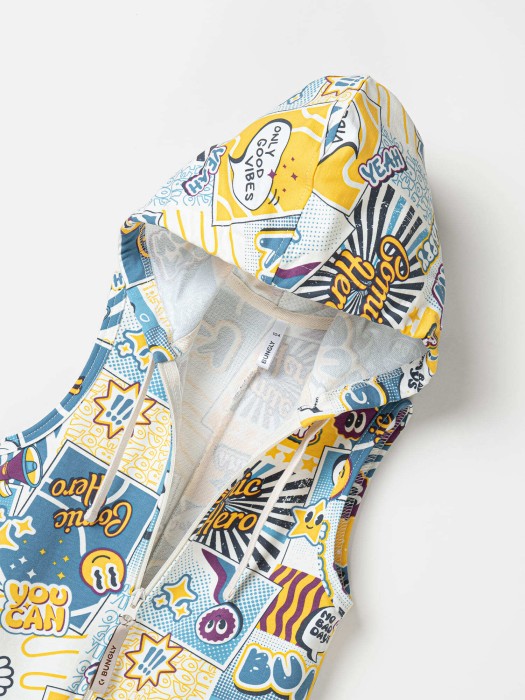 ромпер с длинными штанинами "comic hero" по цене 1739 руб вид справа