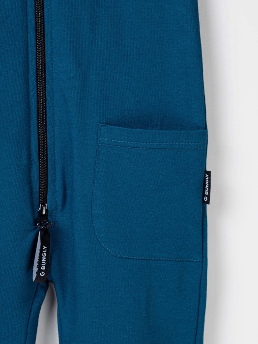 ромпер с длинными штанинами "петроль" по цене 1619 руб вид справа