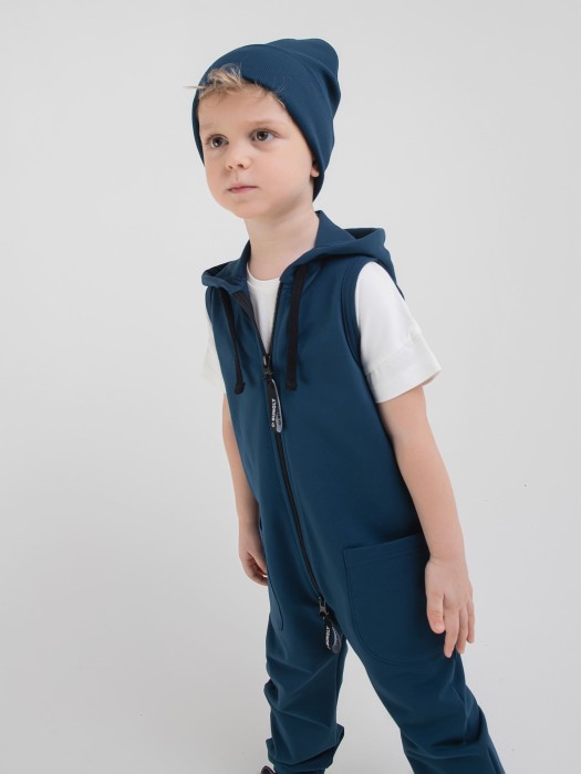 ромпер с длинными штанинами "шторм" из проверенных материалов спереди