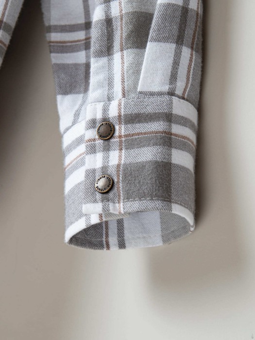 рубашка фланелевая "дымка" 7+ по цене 3399 руб вид справа