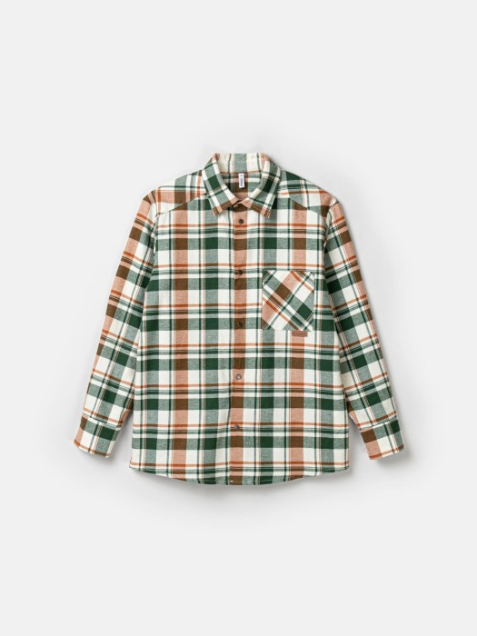 рубашка фланелевая "малахит" 7+ фотография
