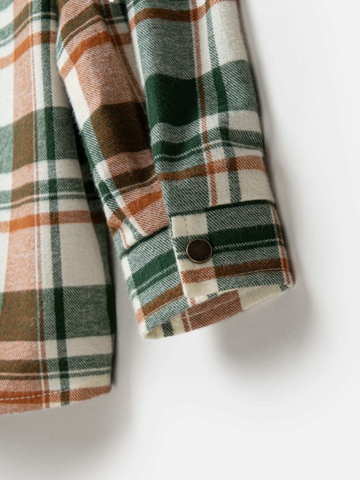 рубашка фланелевая "малахит" по цене 2899 руб вид справа