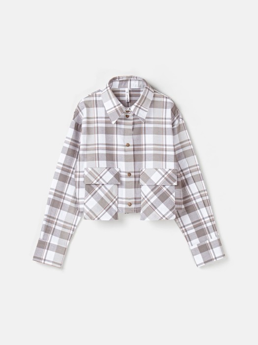 рубашка фланелевая укороченная "дымка" 7+ фотография