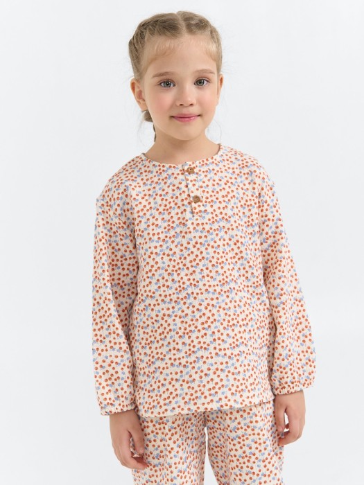 рубашка муслиновая "ягодки" фотография