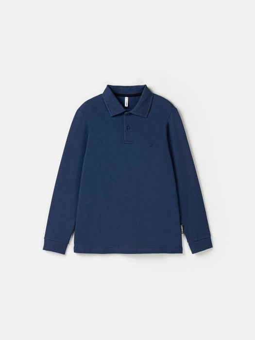 рубашка поло "синяя" 7+ фотография