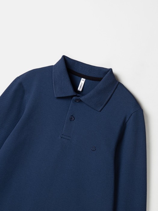 рубашка поло "синяя" 7+ по цене 1319 руб вид справа