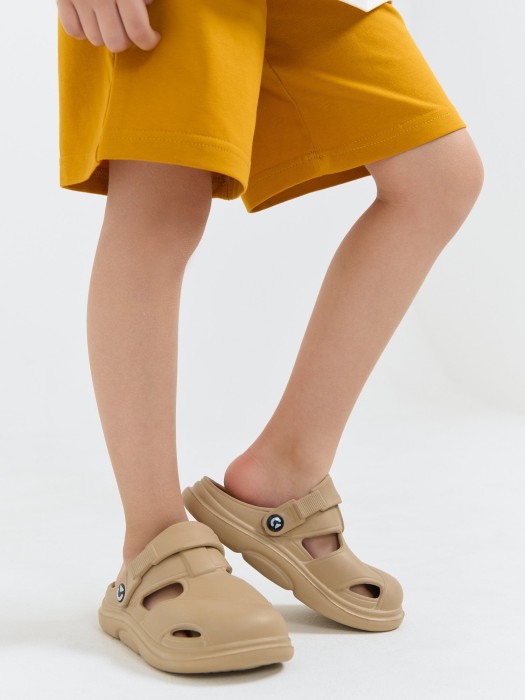 сабо "песок" от бренда bungly вид слева