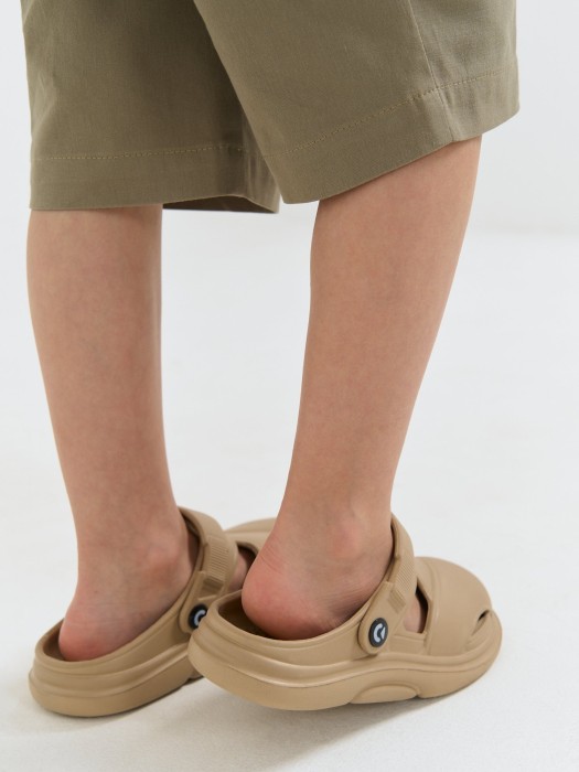 сабо "песок" от 1 до 3 лет с изнаночной стороны