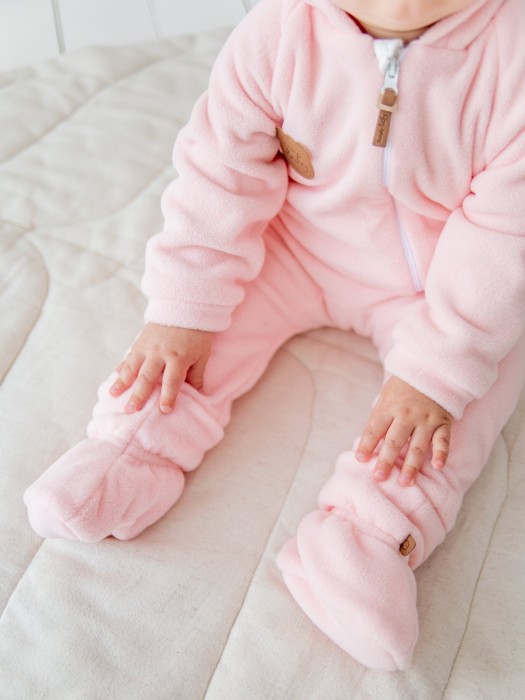 сапожки флисовые "роза" 0+ фотография