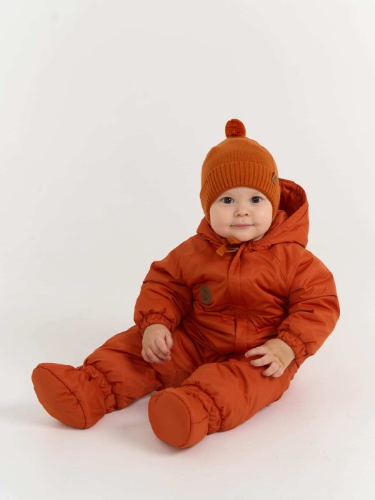 сапожки "терракот" утепленные 0+ от бренда bungly вид слева