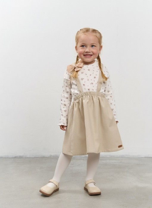 сарафан вельветовый "крем-брюле" 0+ фотография