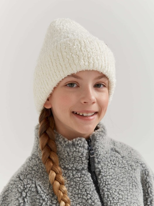 шапка букле "молоко" фотография