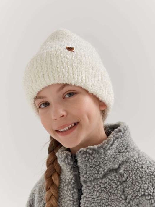 шапка букле "молоко" по цене 1329 руб вид справа