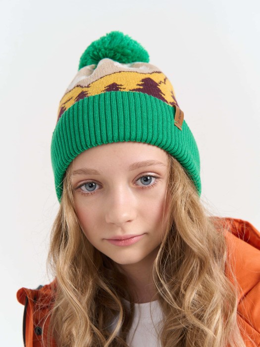 шапка хлопковая "эльбрус" от бренда bungly вид слева