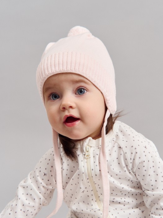 шапка хлопковая на подкладе "камелия" 0+ из россии вид сбоку