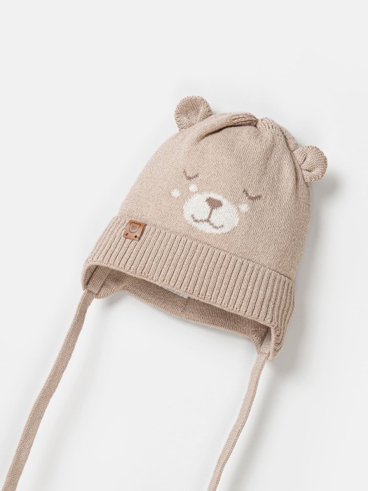 шапка хлопковая на подкладе "мишка" 0+ по цене 1599 руб вид справа