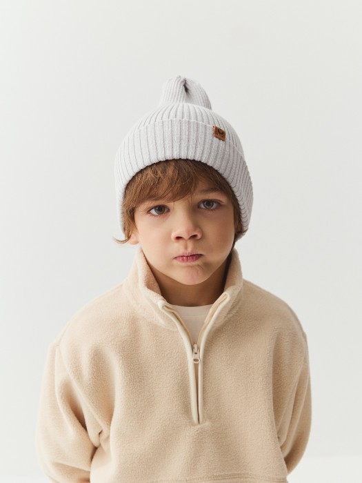 шапка хлопковая однослойная "жемчуг" от бренда bungly вид слева