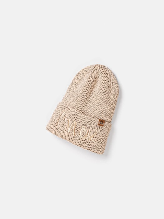 шапка из смесового хлопка с вышивкой "тофу" 7+ по цене 1119 руб вид справа