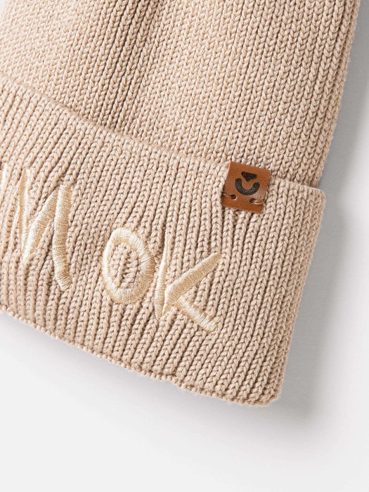 шапка из смесового хлопка с вышивкой "тофу" 7+ из россии вид сбоку