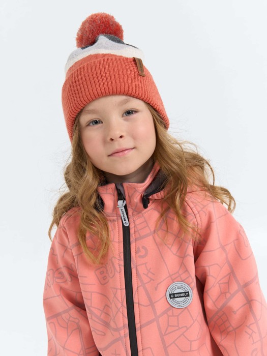 шапка из смесовой шерсти "актив коралл" из россии вид сбоку