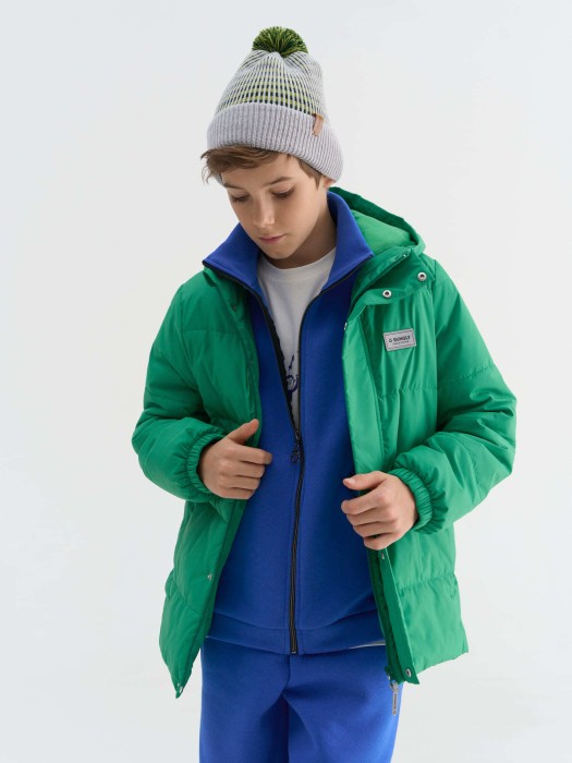 шапка из смесовой шерсти "авокадо" 7+ универсального стиля с лицевой стороны