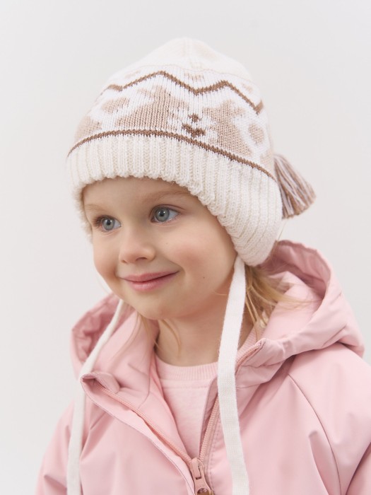 шапка из смесовой шерсти "мокко" 0+ фотография