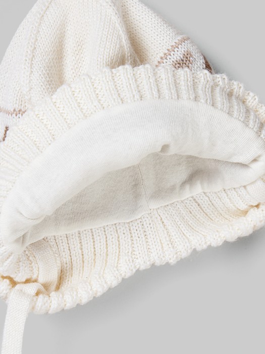 шапка из смесовой шерсти "мокко" 0+ по цене 1799 руб вид справа