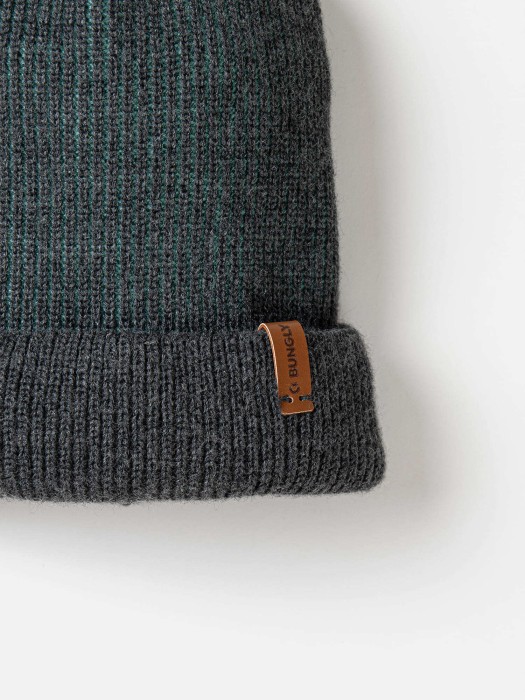 шапка из смесовой шерсти "морская волна" 7+ из россии вид сбоку