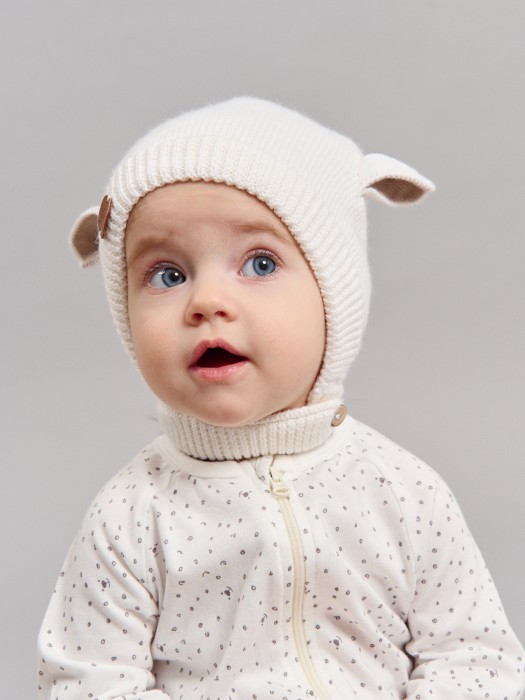 шапка из смесовой шерсти "овечка" 0+ фотография