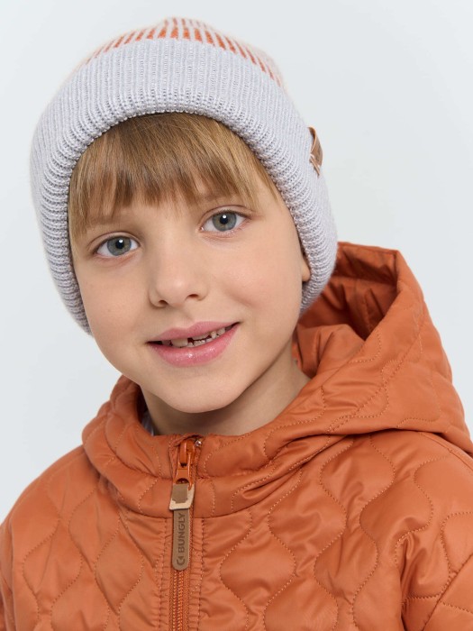 шапка из смесовой шерсти "терракот" 7+ из шерсти спереди