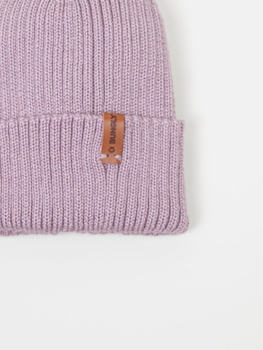 шапка свечка из смесовой шерсти однослойная "вереск" по цене 1699 руб вид справа