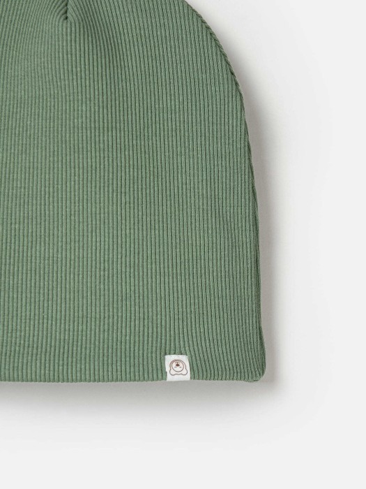 шапка трикотажная "олива" 0+ по цене 584 руб вид справа