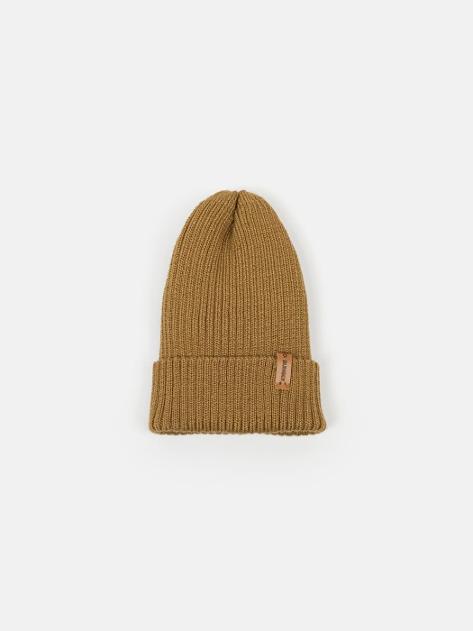шапка тыква из смесовой шерсти однослойная "фундук" от бренда bungly вид слева