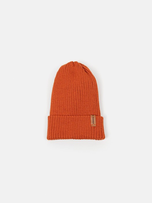 шапка тыква из смесовой шерсти однослойная "мандарин" от бренда bungly вид слева