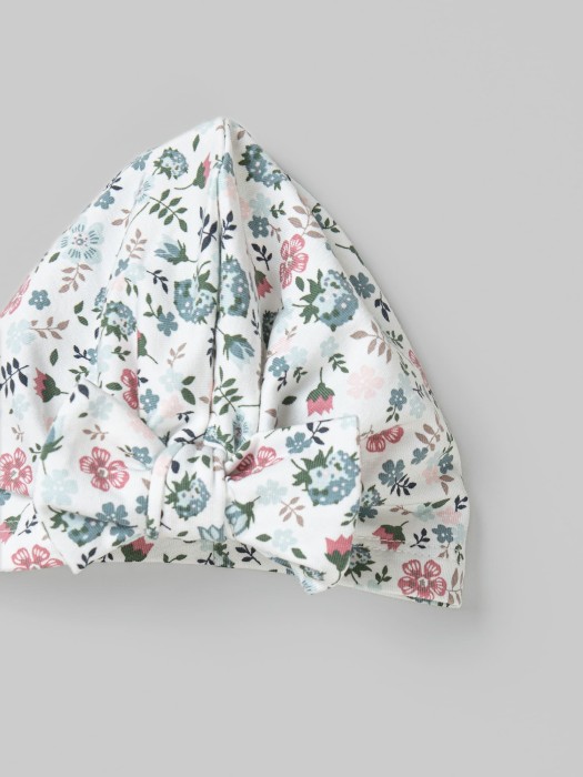 шапка тюрбан "цветы" 0+ по цене 559 руб вид справа