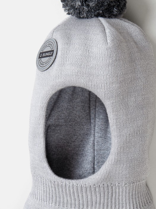 шлем демисезонный из смесовой шерсти "жемчуг" по цене 2099 руб вид справа