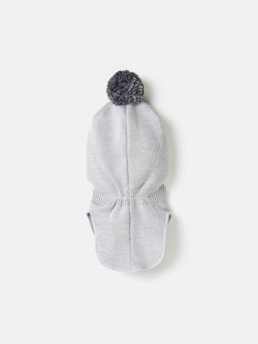 шлем демисезонный из смесовой шерсти "жемчуг" из россии вид сбоку