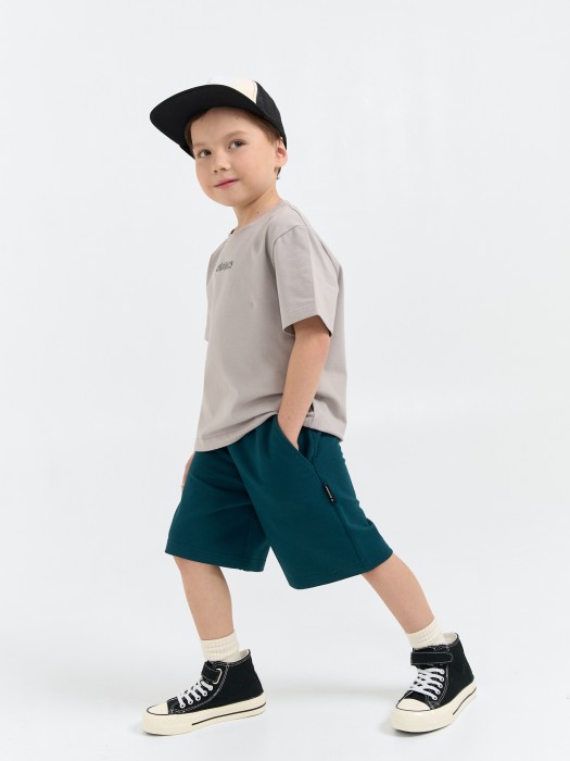 шорты бермуды "морская глубина" от бренда bungly вид слева