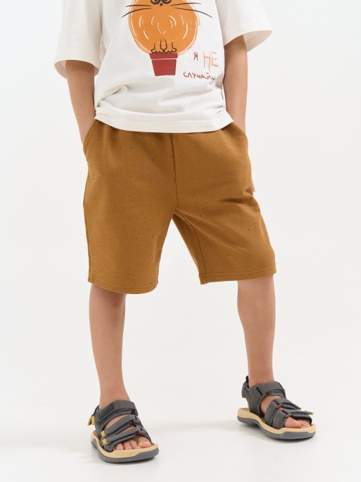 шорты бермуды "орех" из россии вид сбоку