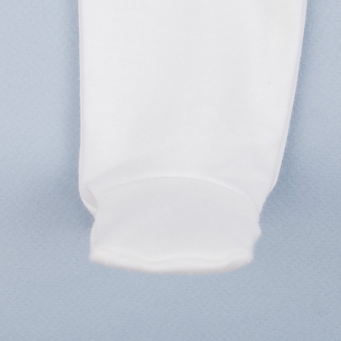 слип на кнопках "сливки" 0+ из проверенных материалов спереди